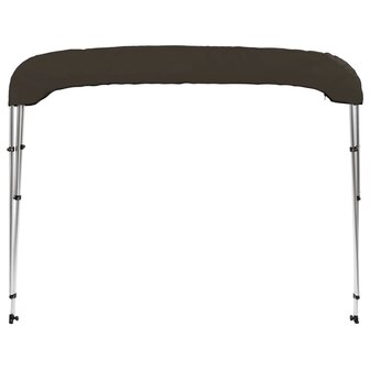 Biminitop 3 bogen 183x196x137 cm zwart 4