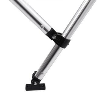 Biminitop 4 bogen 243x180x137 cm zwart 9