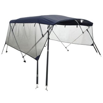 Biminitop 4 bogen met mesh zijwanden 243x(170-182)x137 cm 2