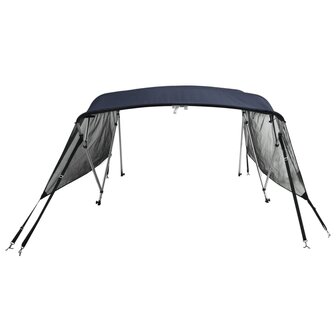 Biminitop 4 bogen met mesh zijwanden 243x(170-182)x137 cm 4
