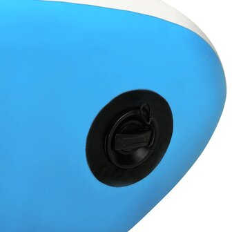 Stand Up Paddleboardset opblaasbaar 305x76x15 cm blauw 9
