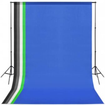 Fotostudioset met verlichtingsset en achtergrond 2