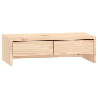 Monitorstandaard 50x27x15 cm massief grenenhout 2