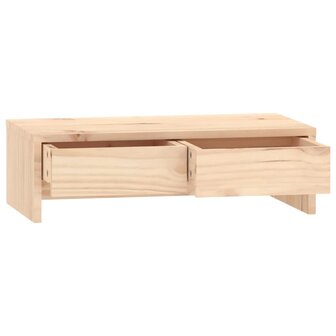 Monitorstandaard 50x27x15 cm massief grenenhout 6