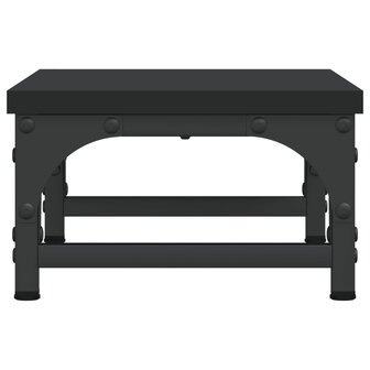 Monitorstandaard 37x23x14 cm bewerkt hout zwart 5