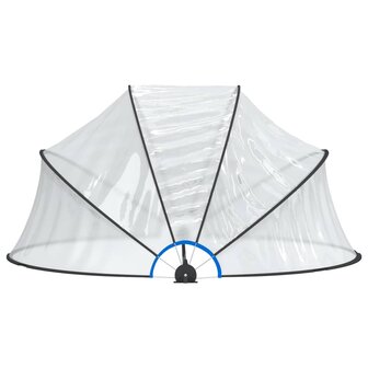 Zwembadoverkapping rond 315x158 cm PVC 4