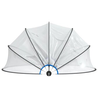 Zwembadoverkapping rond 467x234 cm PVC 4