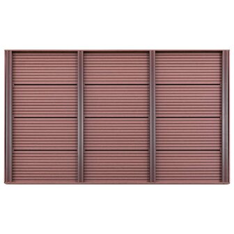 Vloerelement voor solardouche 101x63x5,5 cm HKC bruin 2