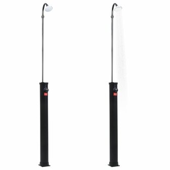 Buitendouche solar 8 L 215 cm zwart 3