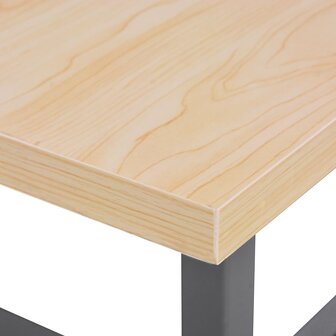 Werkbank 120x60x85 cm staal grijs 4