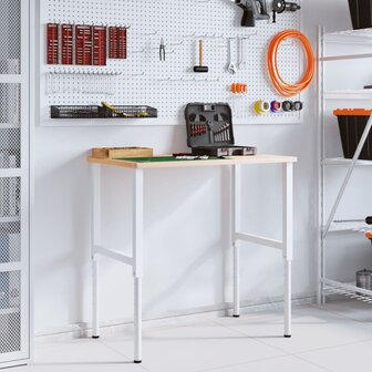 Werkbankframes verstelbaar 2 st 55x(69-95,5) cm metaal grijs 3