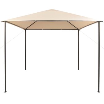Prieel 3x3 m staal beige 2