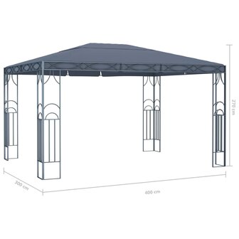 Prieel 400x300 cm antraciet 5