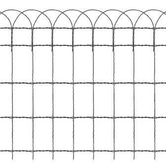 Borderafscheiding 10x0,65 m gepoedercoat ijzer 3
