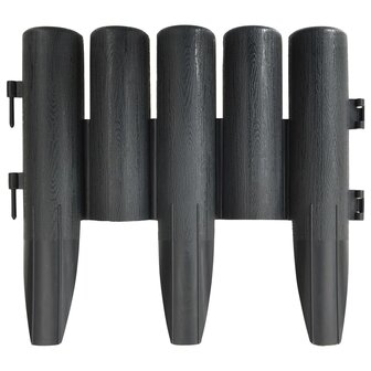 Gazonranden 36 st 10 m PP antracietkleurig 3