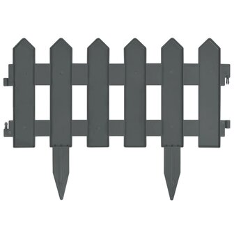 Gazonranden 25 st 10 m PP antracietkleurig 5