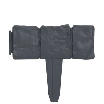 Gazonranden 41 st steen-look 10 m kunststof 3