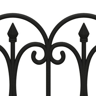 Gazonranden 17 st 10 m polypropeen zwart 5