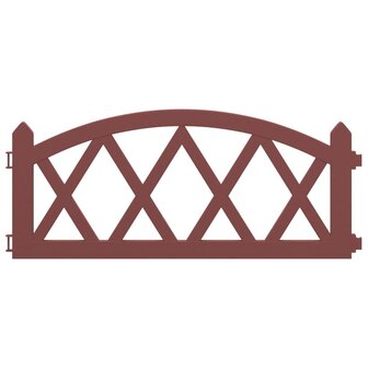 Gazonranden 17 st 10 m polypropeen rood 4