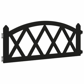 Gazonranden 17 st 10 m polypropeen zwart 3