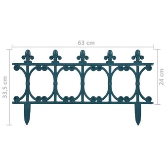 Gazonranden 16 st 10 m PP groen 6