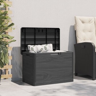 Kussenbox 77,5x44,5x53 cm polypropeen antracietkleurig 3