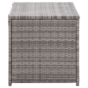 Tuinbox 100x50x50 cm poly rattan grijs 4