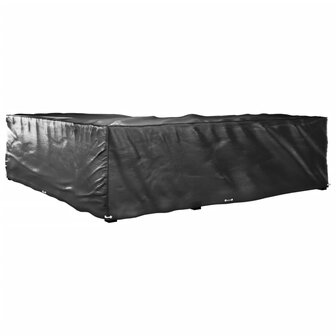 Tuinmeubelhoezen L-vormig 2 st 16 oogjes 250x250x70 cm 6