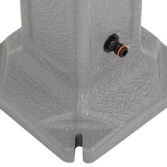 Waterzuil met kraan steen-look lichtgrijs 5