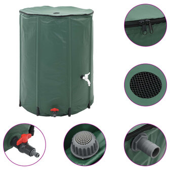 Regenton inklapbaar met tap 1350 L 1