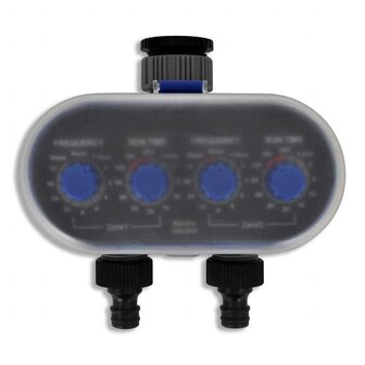 Elektrische Irrigatie watertimer (2 uitgangen) 2