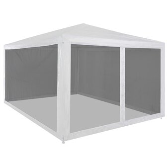 Partytent met 4 mesh zijwanden 4x3 m 1