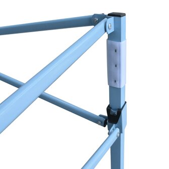Partytent inklapbaar 3x4 m staal blauw 6
