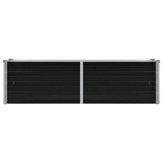 Plantenbak verhoogd 160x40x45 cm gegalvaniseerd staal antraciet 4