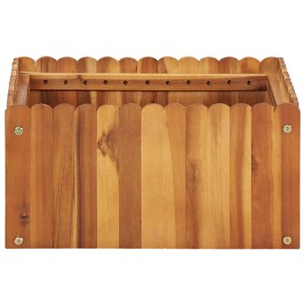 Plantenbak verhoogd 50x50x25 cm massief acaciahout  2
