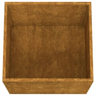 Plantenbak 32x30x29 cm cortenstaal 8