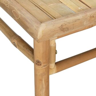 3-delige Loungeset met kussens bamboe groen 8