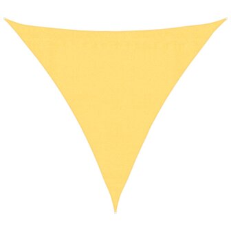Zonnescherm HDPE driehoekig 3,6x3,6x3,6 m beige 2