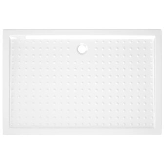 Douchebak met noppen 80x120x4 cm ABS wit 5