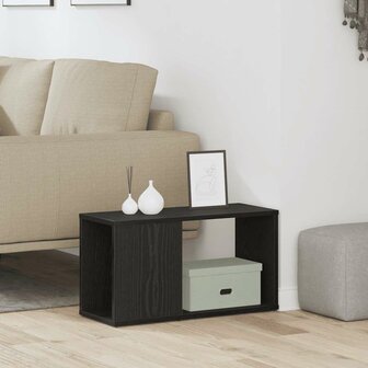 Tv-meubel 60x24x32 cm spaanplaat zwart eikenkleurig 3