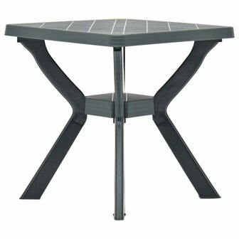 Bistrotafel 70x70x72 cm kunststof groen 1