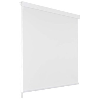 Rolgordijn voor douche 160x240 cm wit 1