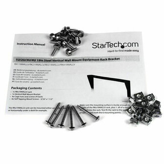 PC houder Startech RK419WALLV 2