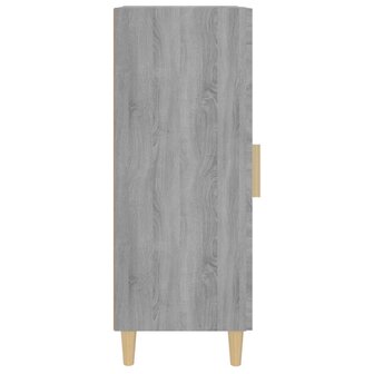 Dressoir 34,5x34x90 cm bewerkt hout grijs sonoma eikenkleurig 6