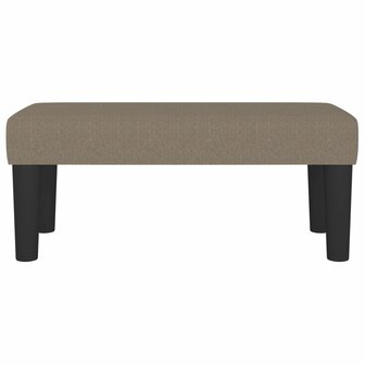 Bankje 70x30x30 cm stof taupe 3