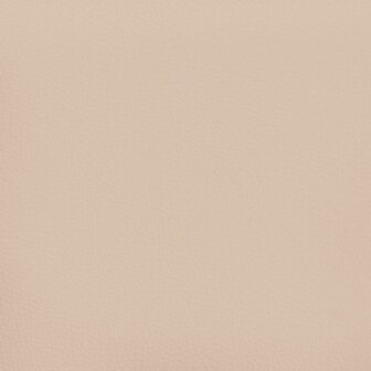 Bankje 100x30x30 cm kunstleer cappuccinokleurig 6