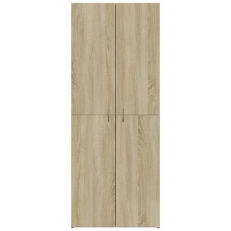 Archiefkast 60x32x153 cm bewerkt hout sonoma eikenkleurig 4