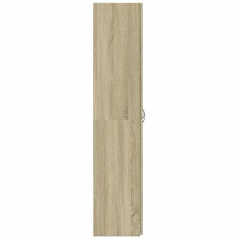 Archiefkast 60x32x153 cm bewerkt hout sonoma eikenkleurig 5