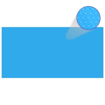 Zwembadhoes rechthoekig 1200x600 cm PE blauw 1