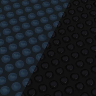 Zwembadfolie solar drijvend 381 cm PE zwart en blauw 4